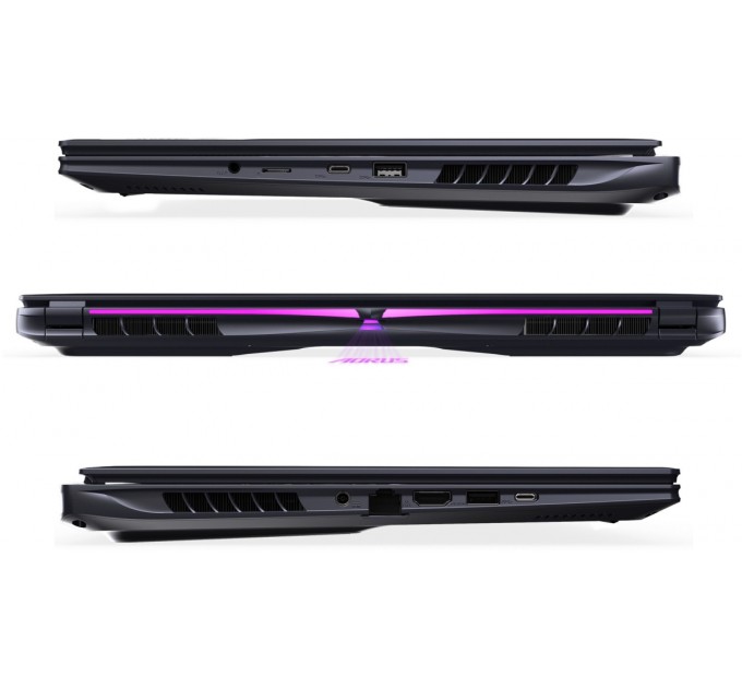 GIGABYTE Ноутбук Gigabyte Aorus 16X (2024) (AORUS 16X ASG-63UAC64SH); 16" WQXGA (2560x1600) IPS LED матовый 165 Гц / Intel Core i9-14900HX (2.2 - 5.4 ГГц) / RAM 32 ГБ (Max 64 ГБ) / SSD 1 ТБ / nVidia GeForce RTX4070, 8 ГБ / без ОП / LAN / Wi-Fi / BT /