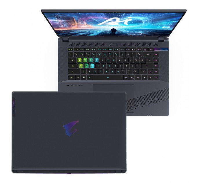 GIGABYTE Ноутбук Gigabyte Aorus 16X 9KG 2024 (AORUS 16X 9KG-43UAC54SH) Midnight Gray