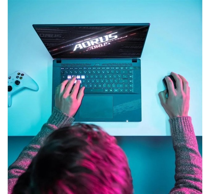 GIGABYTE Ноутбук Gigabyte Aorus 16X 9SG 2024 (AORUS 16X 9SG-43KZC54SD) Midnight Gray