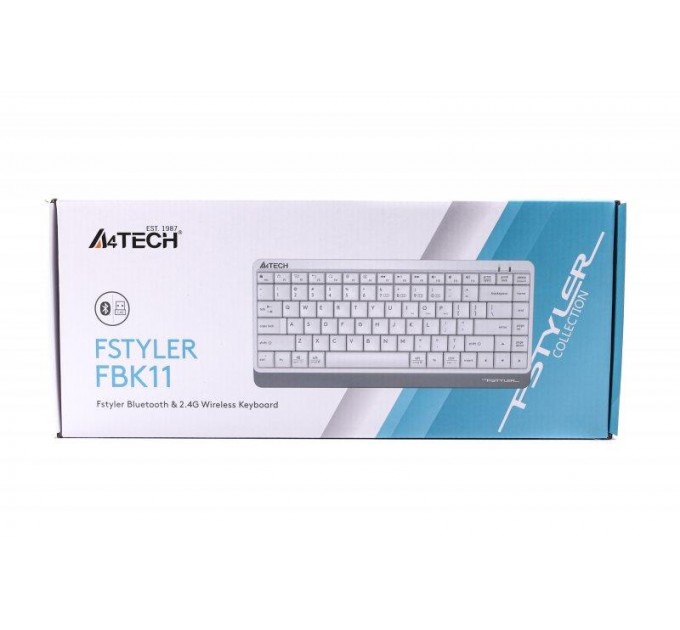 A4Tech Клавиатура A4Tech FBK11 White USB
