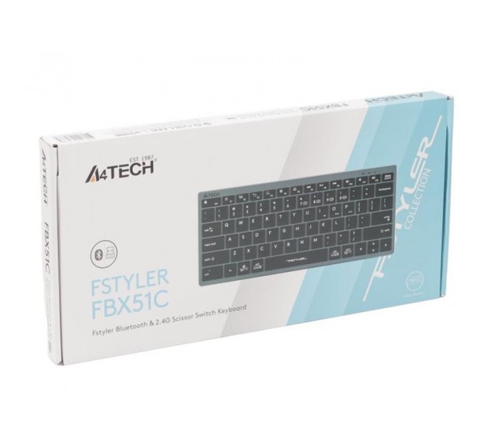 A4Tech Клавиатура A4Tech Fstyler FBX51C Grey