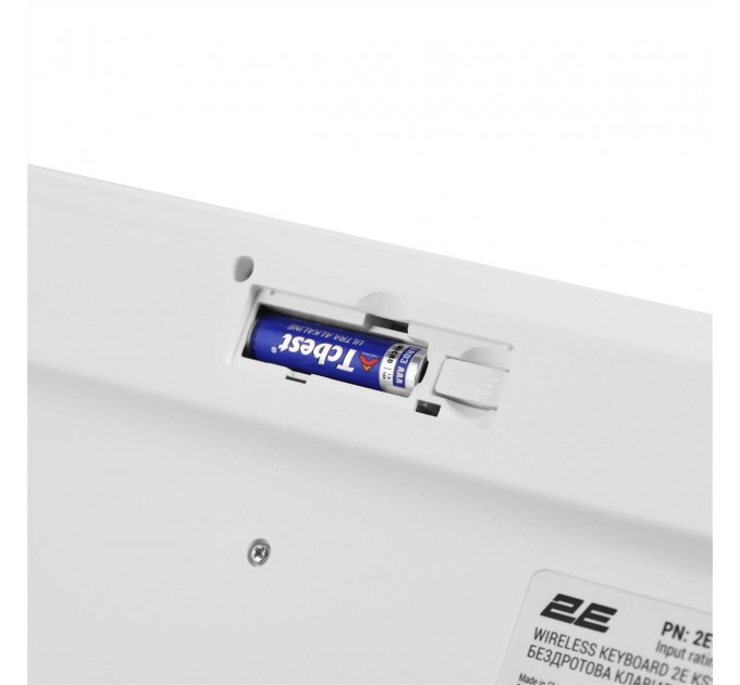 2E Клавиатура беспроводная 2E KS260 WL EN/UKR White (2E-KS260WWH_UA)