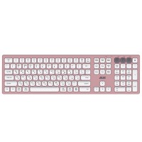 Клавиатура беспроводная 2E KS270 WL/BT EN/UKR Pink/White (2E-KS270WBPN_UA)