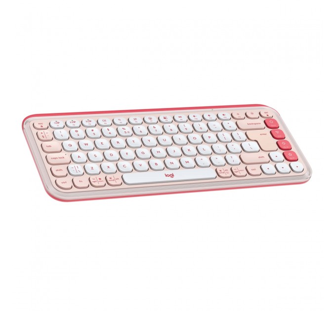 Logitech Клавиатура беспроводная Logitech Pop Icon Keys Rose (920-013073)