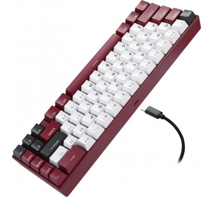 Motospeed Клавиатура беспроводная Motospeed BK67 Longhua Blue Red (mtbk67rmb)