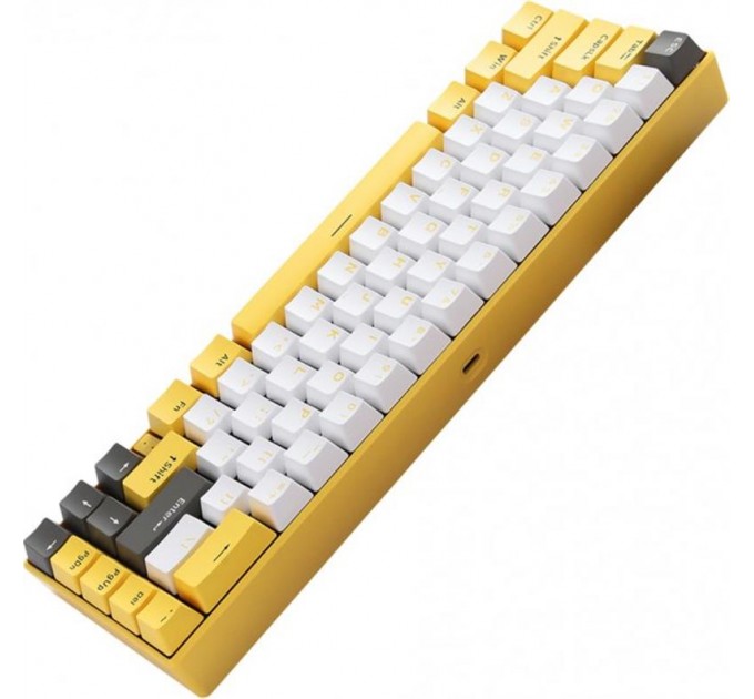 Motospeed Клавиатура беспроводная Motospeed BK67 Longhua Blue Yellow (mtbk67ymb)