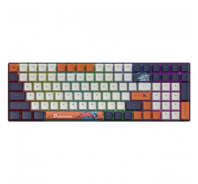 Motospeed Клавиатура беспроводная Motospeed Darmoshark K1 Pro Gateron Blue (dmk1progb)