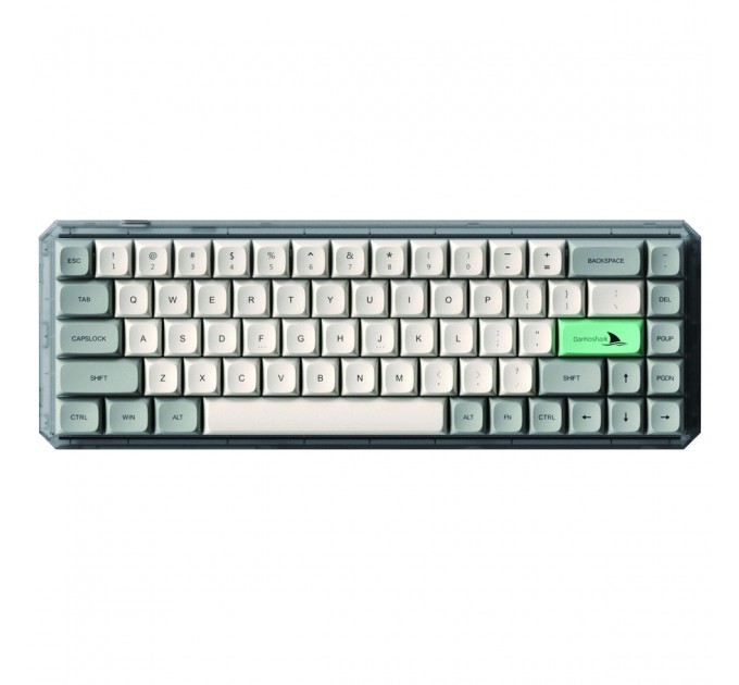 Motospeed Клавиатура беспроводная Motospeed Darmoshark K5 Gateron Silver Pro Light Gray (dmk5lgspro)