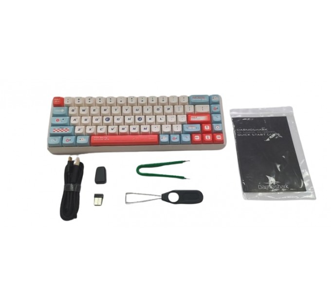 Motospeed Клавиатура беспроводная Motospeed Darmoshark K5 Gateron Yellow Pro Custom (dmk5cgypro)