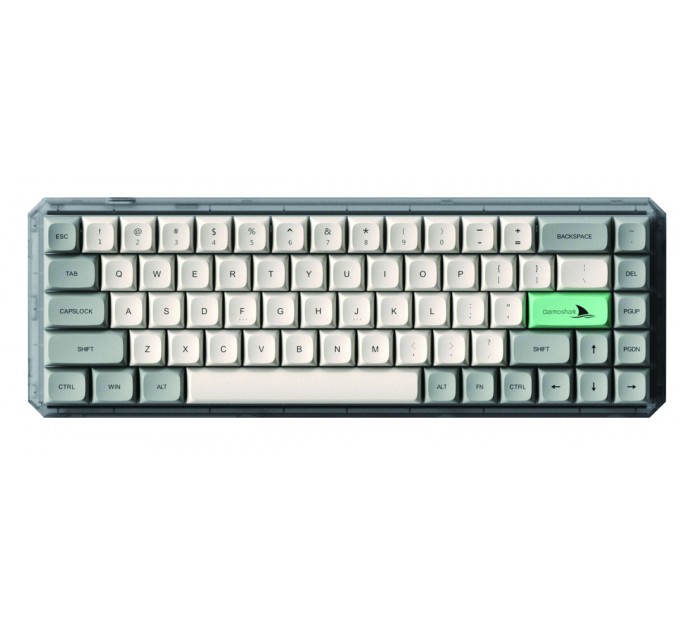 Motospeed Клавиатура беспроводная Motospeed Darmoshark K5 Gateron Yellow Pro Light Gray (dmk5lgypro)