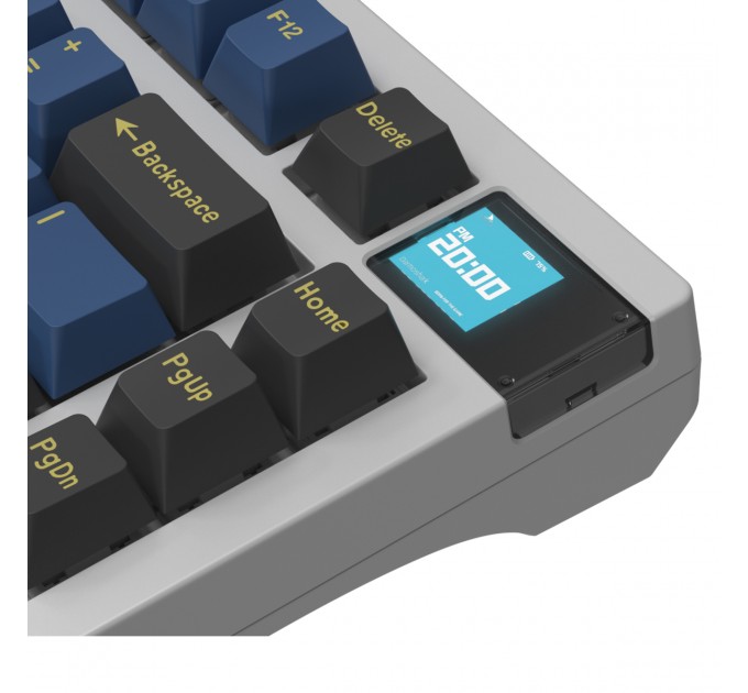 Motospeed Клавиатура беспроводная Motospeed Darmoshark K8 Gateron Silver Pro Black-Blue (dmk8bgspro)