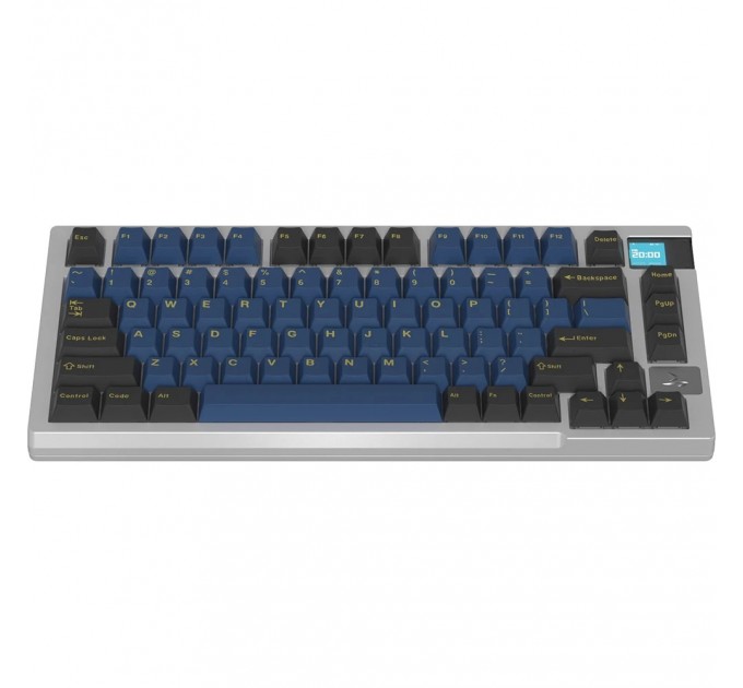 Motospeed Клавиатура беспроводная Motospeed Darmoshark K8 Gateron Silver Pro Black-Blue (dmk8bgspro)