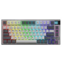 Клавиатура беспроводная Motospeed Darmoshark K8 Gateron Silver Pro White-Gray (dmk8wgspro)