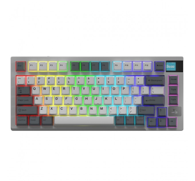 Motospeed Клавиатура беспроводная Motospeed Darmoshark K8 Gateron Silver Pro White-Gray (dmk8wgspro)