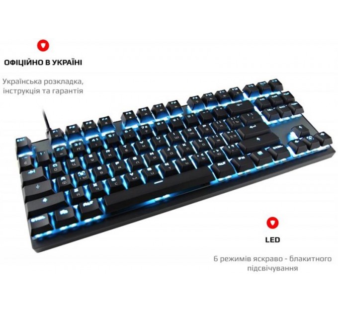 Motospeed Клавиатура беспроводная Motospeed GK82 Outemu Blue Black (mtgk82bmb)