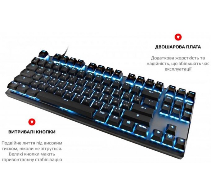 Motospeed Клавиатура беспроводная Motospeed GK82 Outemu Blue Black (mtgk82bmb)