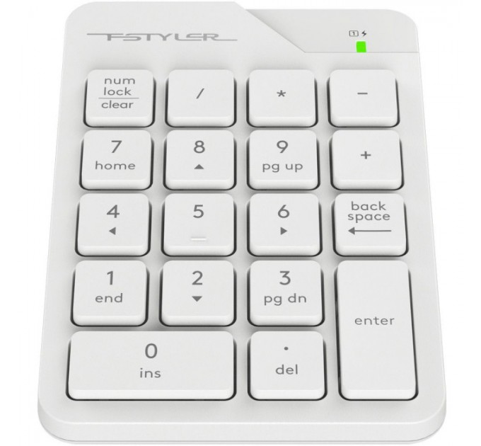 A4Tech Клавиатура цифровая A4Tech Fstyler FGK21C White