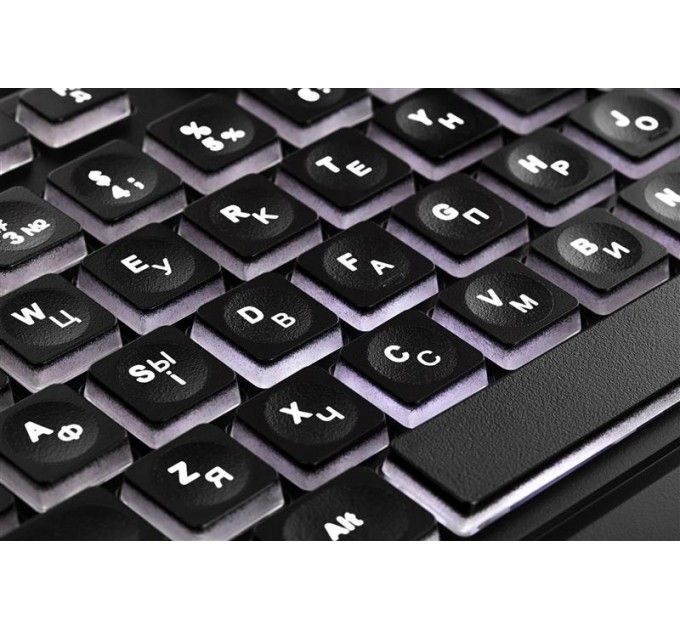 2E Клавиатура 2E KS120 White Backlight EN/UK Black (2E-KS120UB_UA)