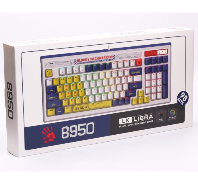 A4Tech Клавіатура A4Tech Bloody B950 RGB Warrior Blue