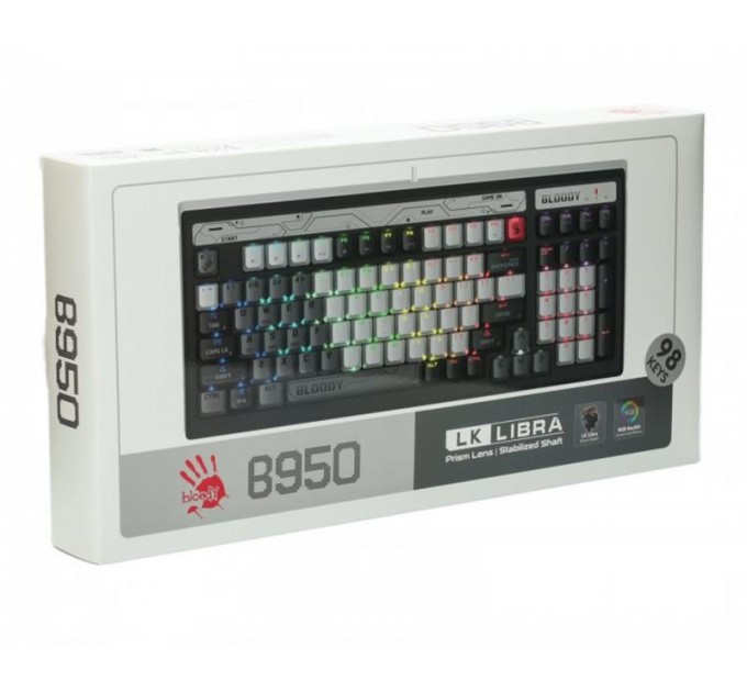A4Tech Клавіатура A4Tech Bloody B950 RGB Warrior Grey