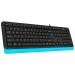 A4Tech Клавиатура A4Tech FK10 Ukr Blue