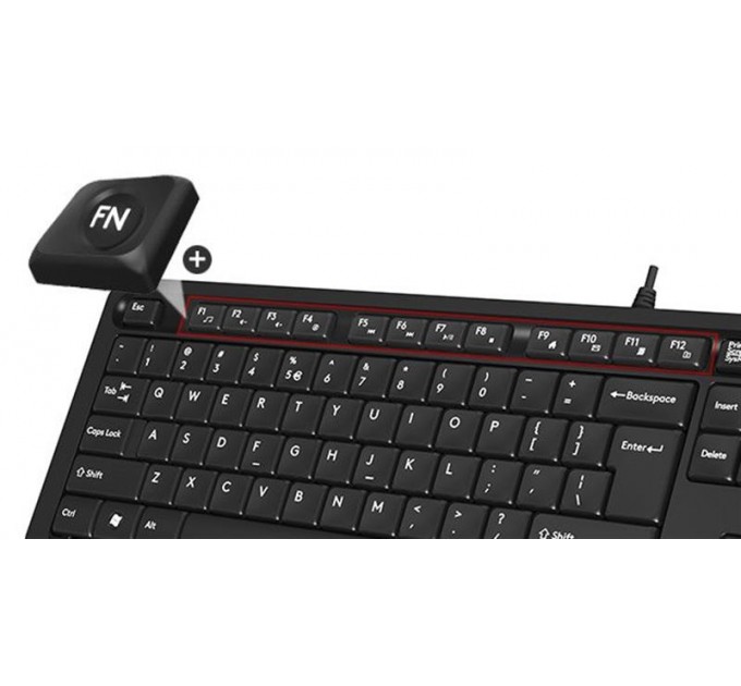 A4Tech Клавиатура A4Tech FK10 Ukr Blue