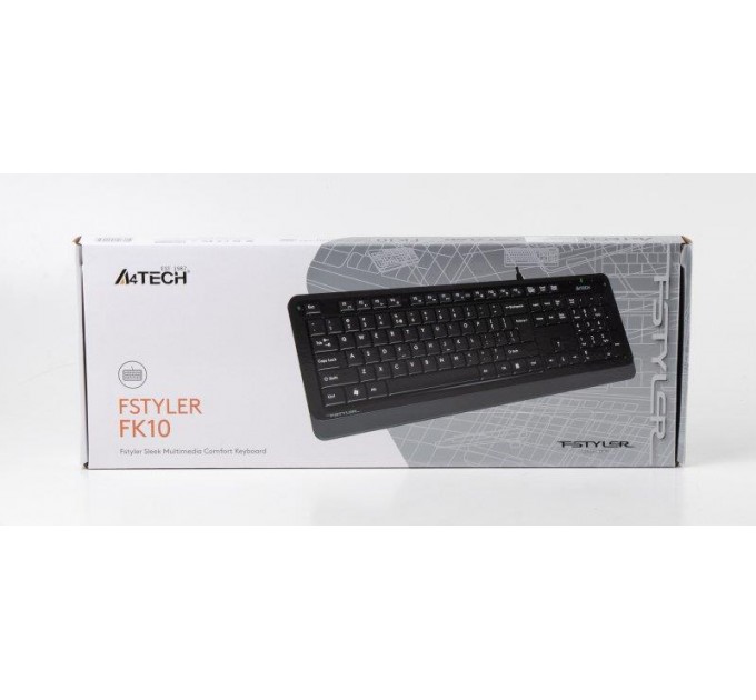 A4Tech Клавиатура A4Tech FK10 Ukr Grey