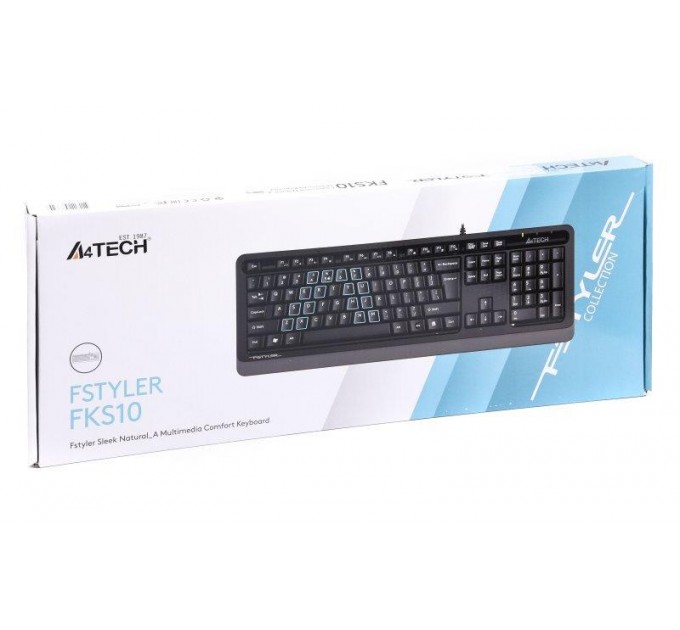 A4Tech Клавиатура A4Tech Fstyler FKS10 Grey