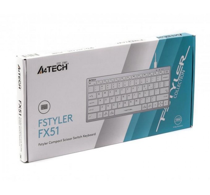 A4Tech Клавиатура A4Tech Fstyler FX-51 White