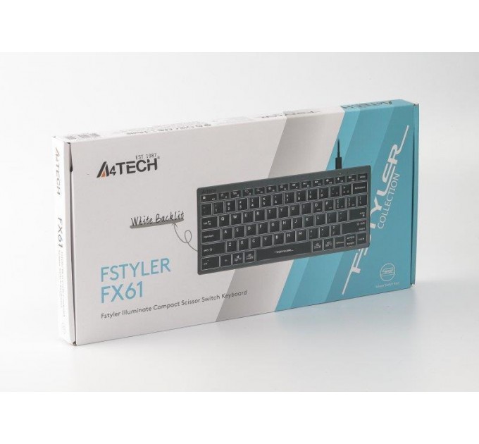 A4Tech Клавиатура A4Tech Fstyler FX61 Grey