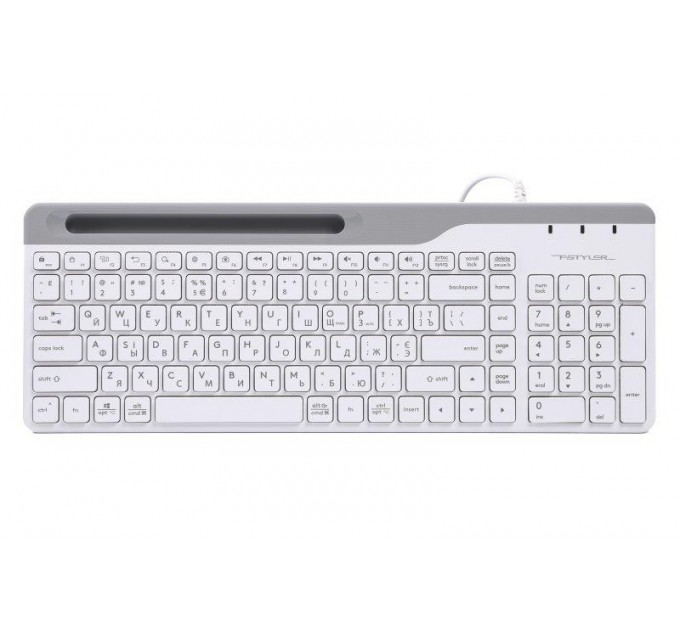 A4Tech Клавиатура A4Tech Fstyler Ukr FK25 White