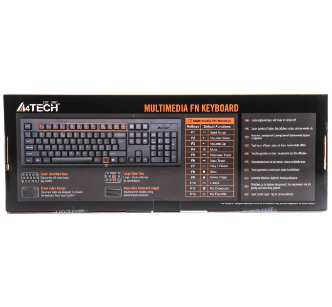 A4Tech Клавиатура A4Tech KM-720 Black