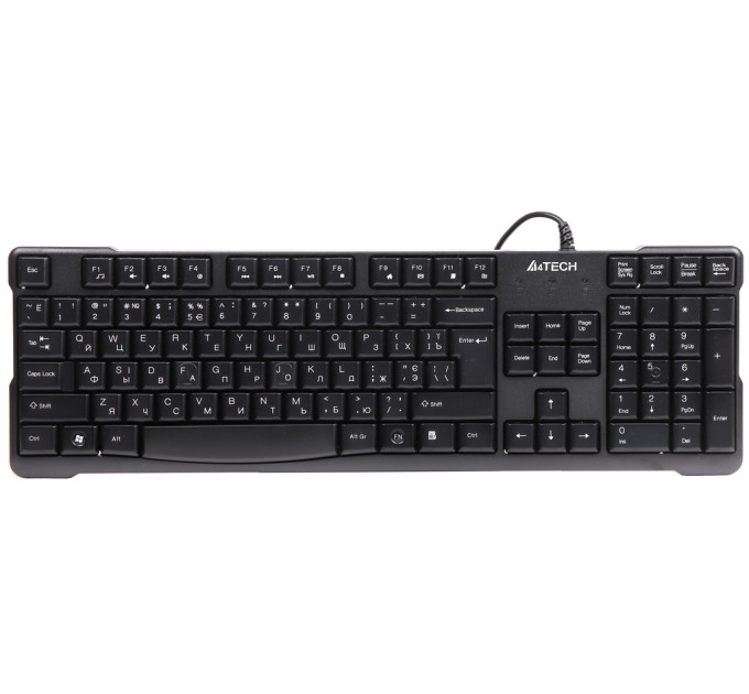 A4Tech Клавиатура A4Tech KR-750 Ukr Black