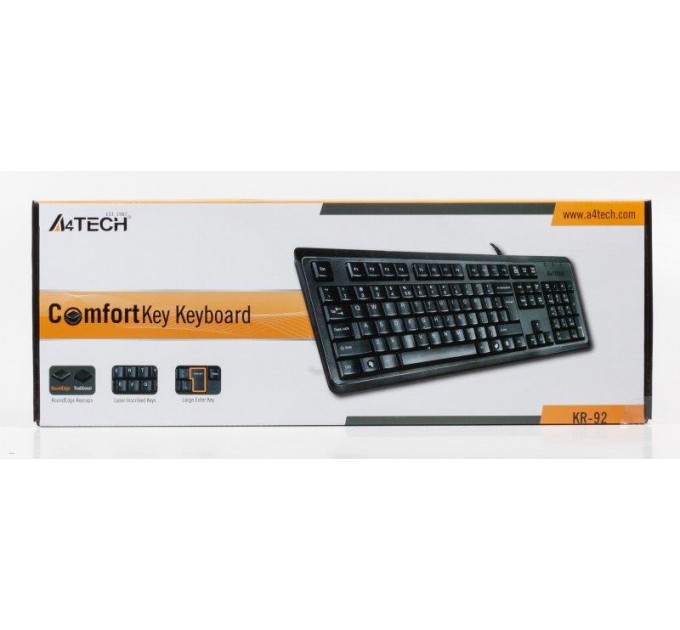 A4Tech Клавиатура A4Tech KR-92 Black