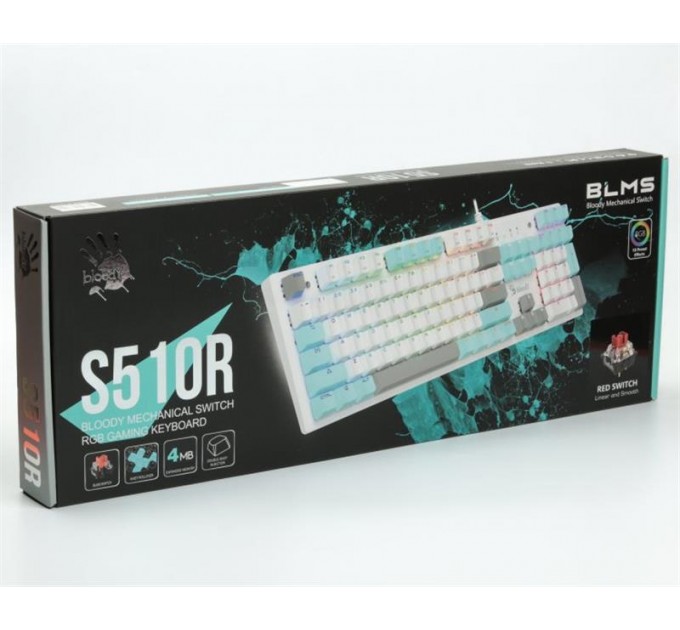 A4Tech Клавіатура A4Tech S510R Bloody Icy White