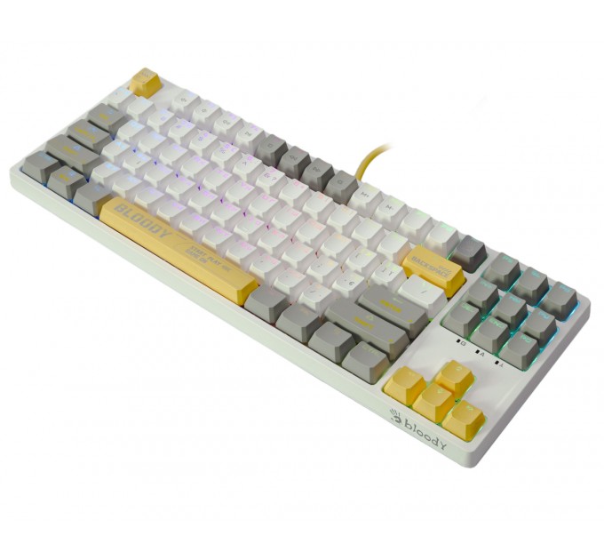 A4Tech Клавиатура A4Tech S87 Bloody Energy White