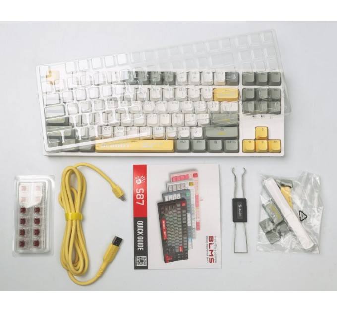 A4Tech Клавиатура A4Tech S87 Bloody Energy White