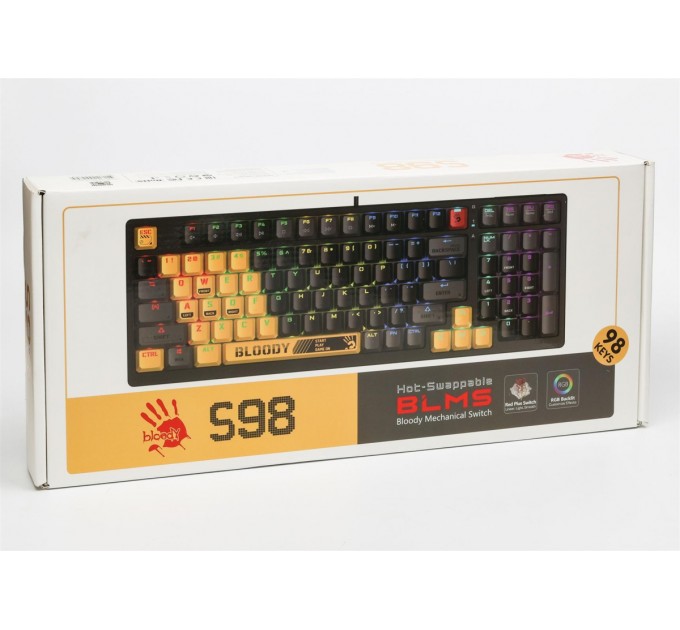 A4Tech Клавиатура A4Tech S98 Bloody Sports Lime