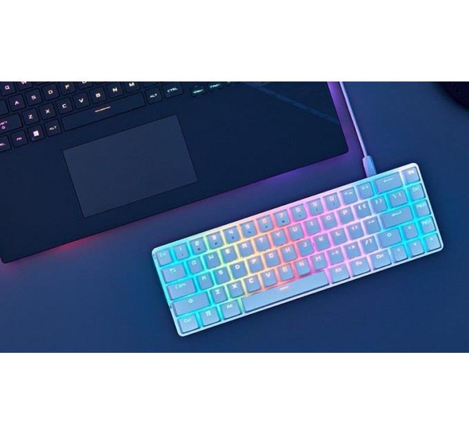 ASUS Клавиатура Asus ROG Falchion Ace LED 68key NX RD White (90MP0346-BKUA11)