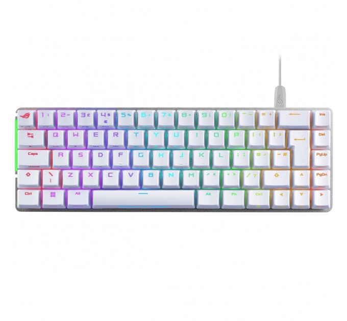 ASUS Клавиатура Asus ROG Falchion Ace LED 68key NX RD White (90MP0346-BKUA11)