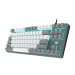 Aula Клавіатура Aula Mechanical F3287 Grey/White keycap KRGD blue (6948391240954)