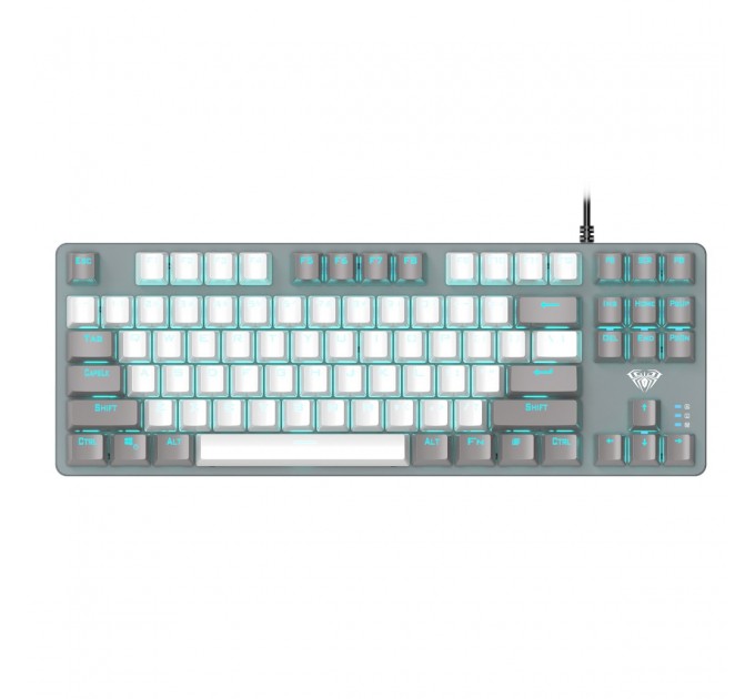 Aula Клавіатура Aula Mechanical F3287 Grey/White keycap KRGD blue (6948391240954)