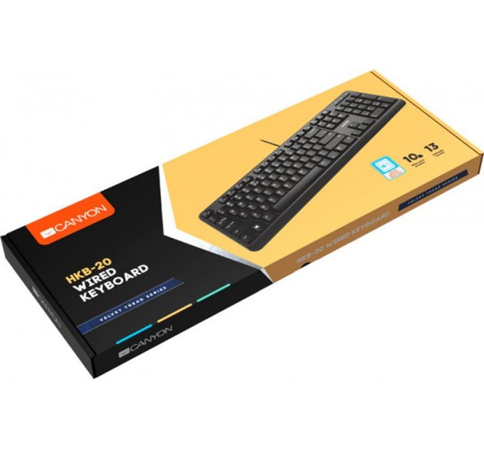 Canyon Клавіатура Canyon CNS-HKB02-RU Black