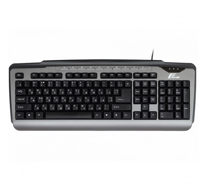 Frime Клавиатура Frime Classic Keyboard Black-Silver USB (FKBB0323)