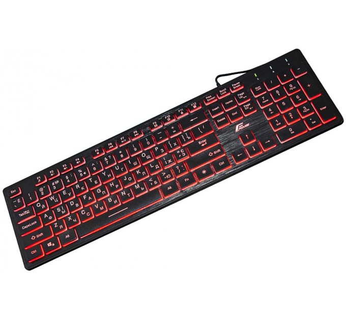 Frime Клавіатура Frime Moonfox 3Color Ukr Black (FLK18210)