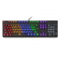 Клавиатура Motospeed CK107 Outemu Blue RGB Ukr Black (mtk96mb)