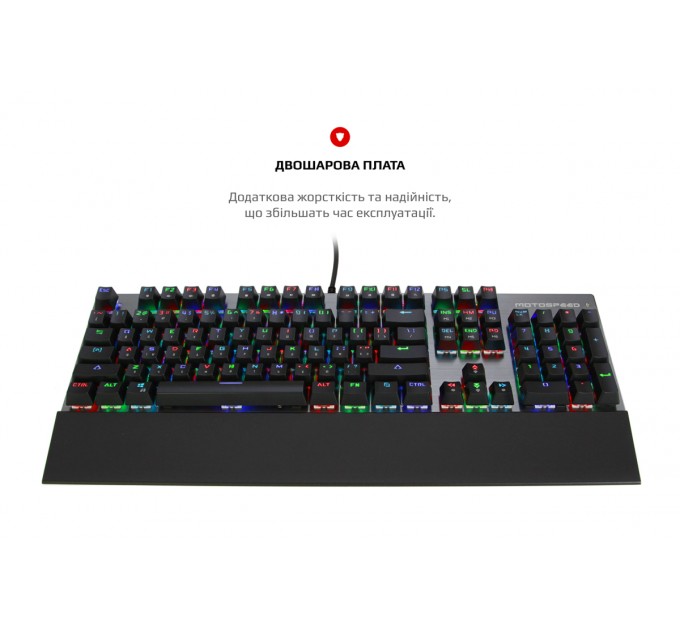 Motospeed Клавиатура Motospeed CK108 Outemu Blue Silver (mtck108mb)