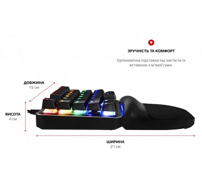 Motospeed Клавиатура Motospeed K27 Outemu Blue Black (mtk27mb)