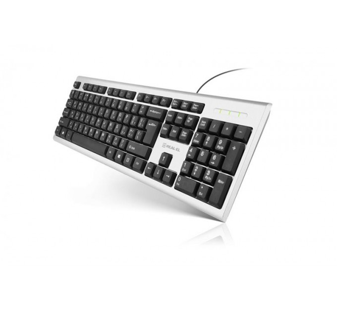 REAL-EL Клавиатура REAL-EL 507 Standard Silver