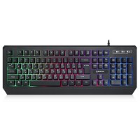 Клавіатура REAL-EL Comfort 7001 Ukr Black